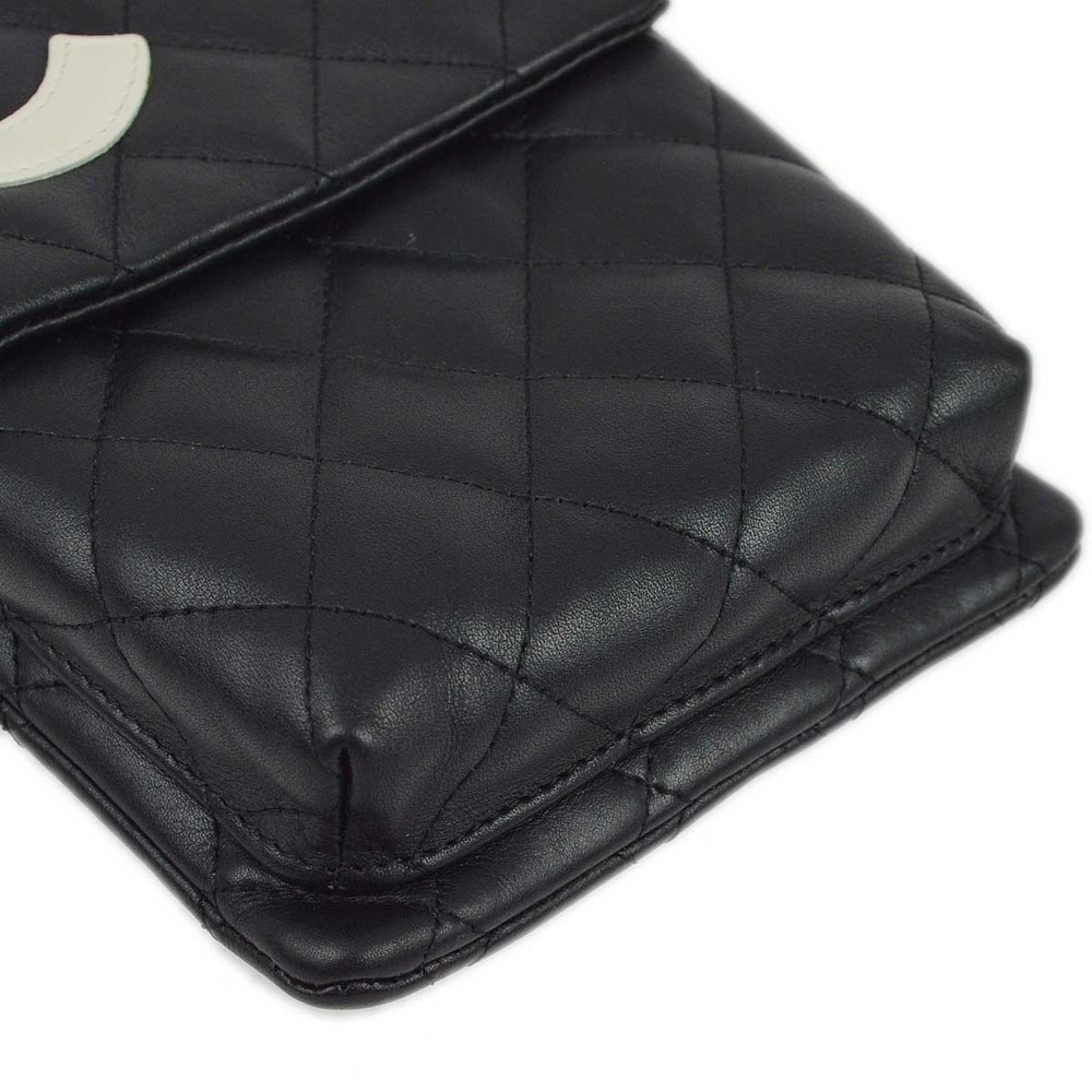 CHANEL Black Calfskin Cambon Ligne Shoulder Bag 162462 - Picture 3 of 10